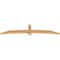 Ekena Millwork Bellingham Timber Gable Bracket, Western Red Cedar, 108"W x 22"H x 3 1/2"D x 5 1/2"F, 5/12 Pitch GBW108X22X0406BEL00SWR - alternate 4